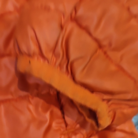 Primark Bright Orange Kids Puffer Jacket - Picture 6 of 7